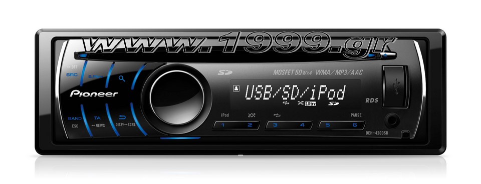 DEH-4200SD PIONEER CD Tuner with SD-Card Slot, Fr
